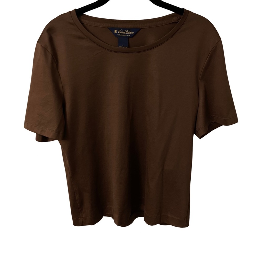 5/$20 Brooks Brothers Brown Short Sleeve Tee
